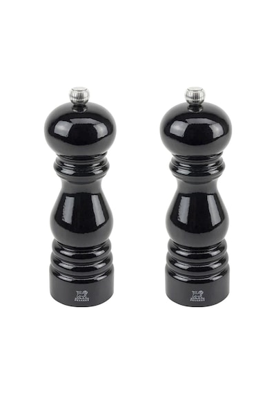Peugeot Paris Ahşap Siyah Lake Karabiber Ve Tuz Değirmeni 22 CM