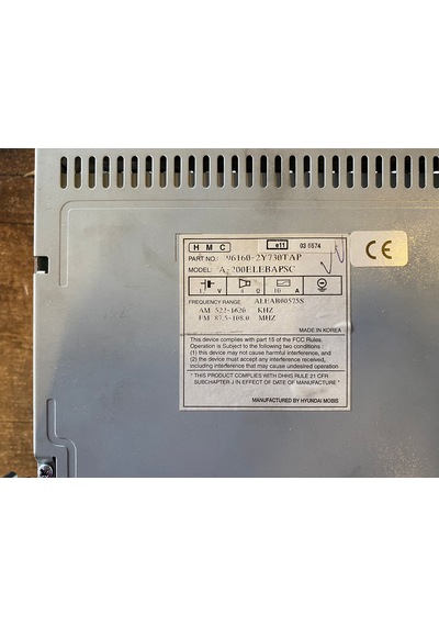 Hmc 961602y730tap Radio Cd Çalar Ix35 2014 Sonrası Yeni Model