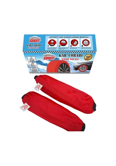 Autokit Kar Çorabı 2'li Medium 175 x 14