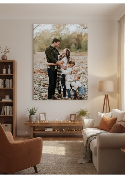 Kişiye Özel Fotoğraflı Kanvas Tablo