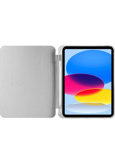 Apple Uyumlu iPad, 11.nesil 2025 Kılıf Tri Folding Kalem Bölmeli Standlı Kılıf Kapaklı Kılıf