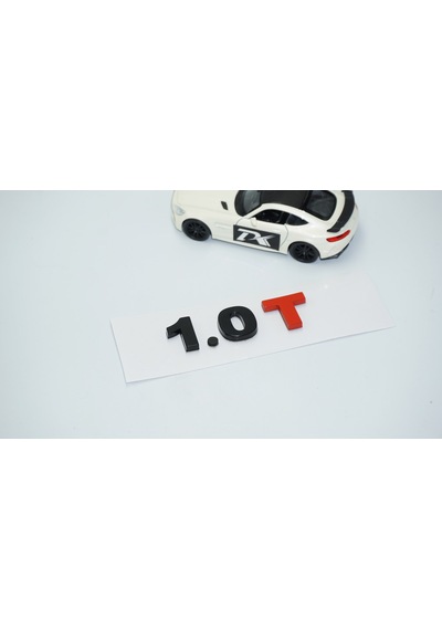 Dk Tuning 1.0t Bagaj Siyah Kırmızı Yazı Logo Volkswagen İle Uyuml