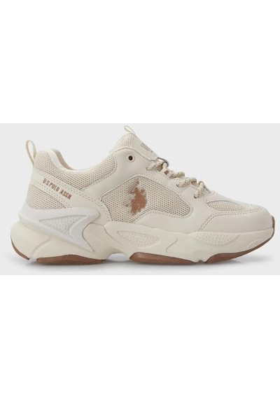 U.S. Polo Assn. Maybe Bej Kadın Günlük Sneaker 001