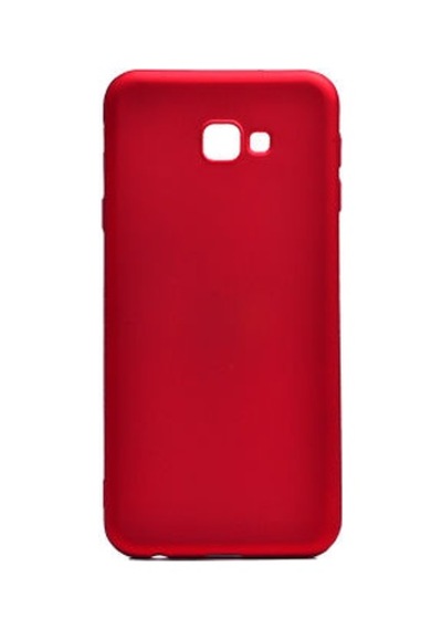 Samsung Galaxy Uyumlu J4 Plus Kılıf Esnek Yapılı İnce Slim Silikon Kapak Ryc/premier Kirmizi