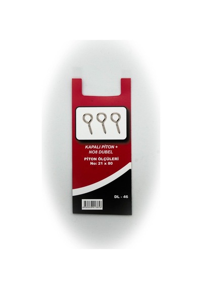 Kapalı Piton + No:8 Dübel 21x80 4 Adet , Vydgr00000142