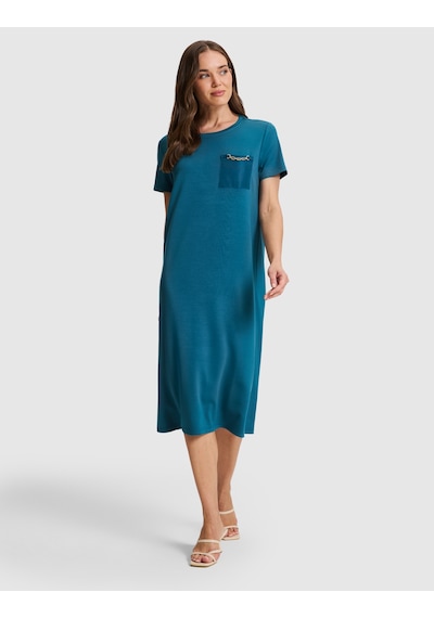 Pierre Cardin Koyu Yeşil Regular Fit Örme Elbise 50319868 Vr079