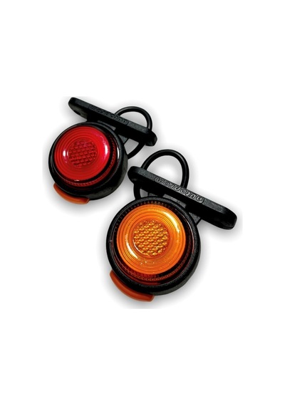 Ahmet Otomotiv Neon Mini Takoz Sarı-kırmızı 12v-24v