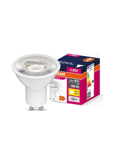 Osram Led Value Par16 4.5w Gu10 3000k Sıcak Beyaz Ampul 10 Adet 10 Adet