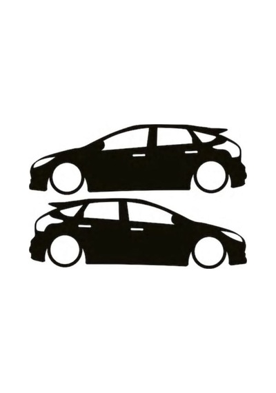 Focus Hb Basık Kasa Sticker Kelebek Cam Yapıştırması