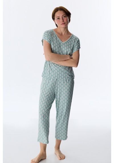 Penti Açık Yeşil Alia Green Kapri Pijama Takımı