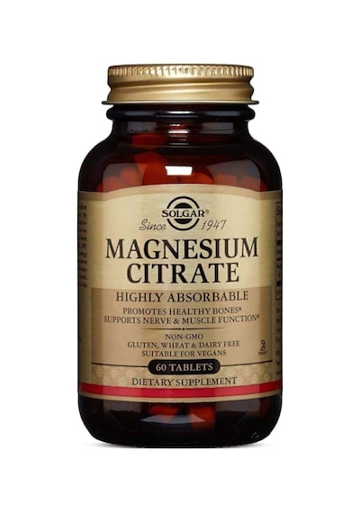 Solgar Magnesium Citrate 200 Mg 60 Tablet