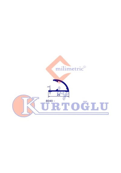 Alüminyum Halı Bitim Profili - Eşik Profili -Halı Bitiş 328835100