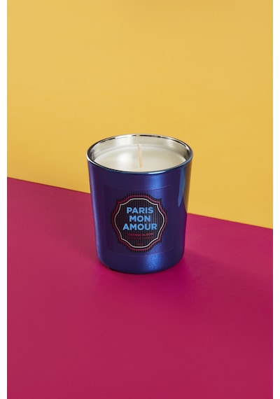 Karaca Home Pop Art Koleksiyonu Paris Mon Amour Orange Bloom Kokulu Mum Mavi