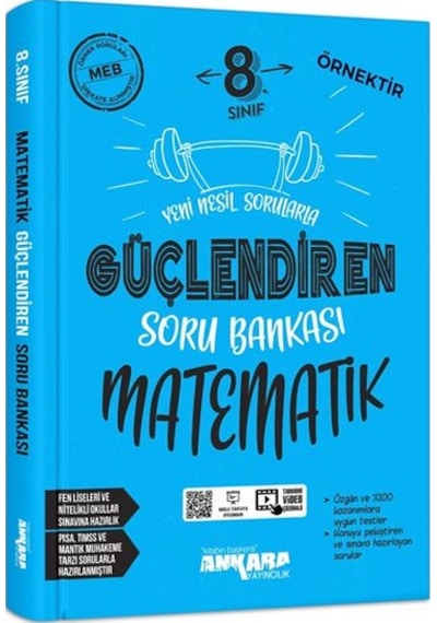 Ankara Yayınları Ankara Yay.8.Sınıf Güç. Matematik Soru Bankası