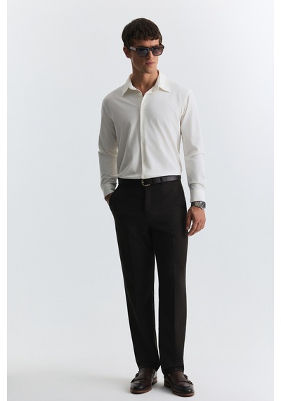 Antioch Comfort Slim Fit Pantolon Kahve