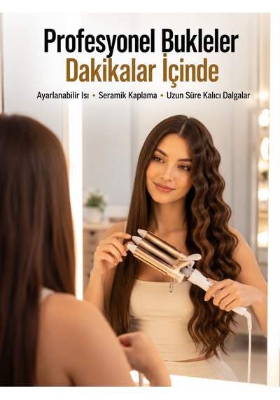 Ayarlanabilir Isı Ayarıyla Profesyonel Bukle Maşası Hızlı Ve Nazik Şekillendirme 1 60653817