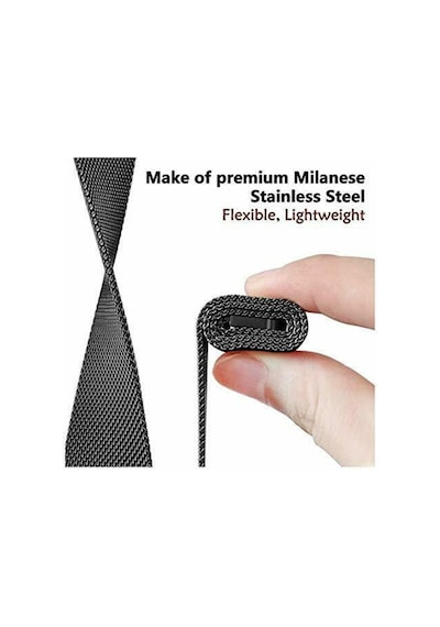 Apple Uyumlu  Watch Se 40 MM Milano Loop Çelik Kordon 40 MM Kayış