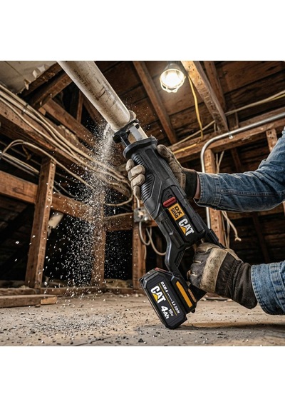 Cat Dx5050 18volt/4.0ah Li-ion Tek Akülü Kömürsüz Profesyonel Tilki Kuyruğu Testere