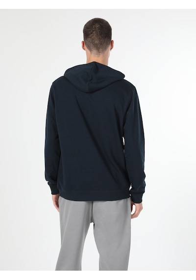 Colin's Regular Fit Kapüşonlu Mavi Erkek Sweatshirt cl1055785_Q1.V2_NAV