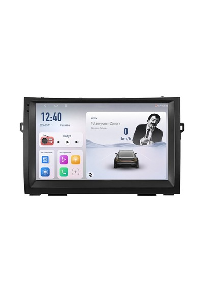 Toyota Prius 2005-2009 Android Multimedya Carplay Android Auto Navigasyon Kameralı 4gb Ram 64gb 9"