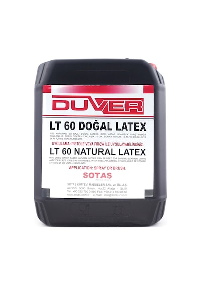 Duver Lt 60 Profesyonel Su Bazlı Doğal Latex Yapıştırıcı