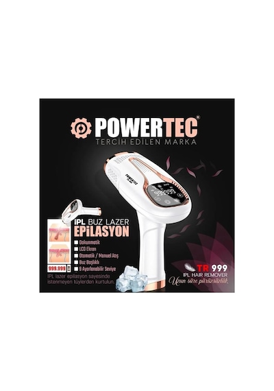 Powertec Ipl Buz Lazer Epilasyon Cihazı Tr-999