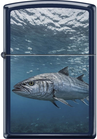 Zippo Fish Design Çakmak - 239-123494 Mavi