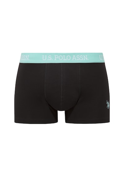 U.s. Polo Assn. Siyah 3 Lü Boxer Siyah