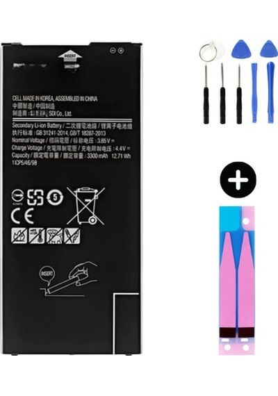 Samsung Galaxy J6 Plus J610 Uyumlu A Kalite Batarya Pil + Montaj Seti