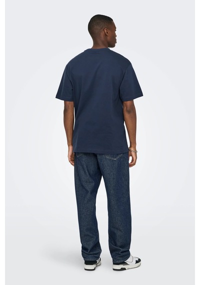Only & Sons Erkek T Shirt 22022532 Lacivert Lacivert