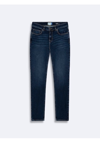 Ltb Elıana B Soroya Düz Paça Orta Bel Mid İndigo Jean Pantolon