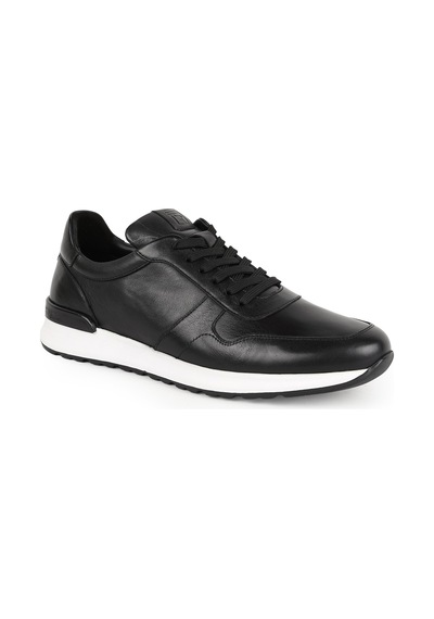 Libero Erkek Sneaker Ayakkabı Hakiki Deri Antik Bağcıklı Hafif Beyaz Taban Koşu Tipi Eva Taban L5878 Syh-byz