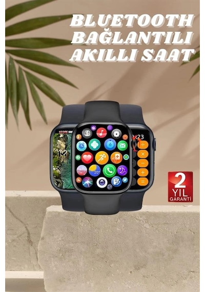 Akıllı Saat Nabız Ölçebilen Adımsayar Kalori Hesaplama Tema Değiştirme Gps Uyumlu Yeni Nesil