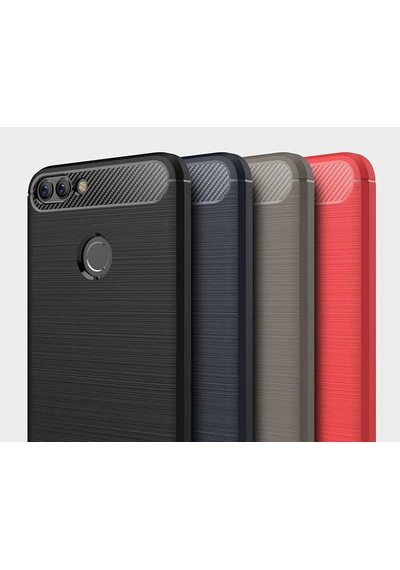 Huawei P Smart Kılıf Zore Room Silikon Kapak Gri