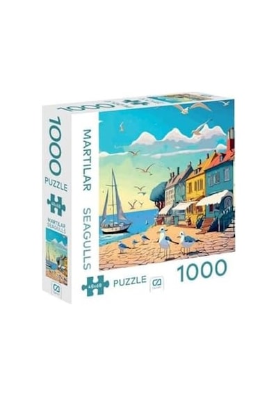 Martılar 1000 Parça 2,2mm Kalınlık 48x68cm Profesyonel Hobi Puzzle Yapboz Serisi