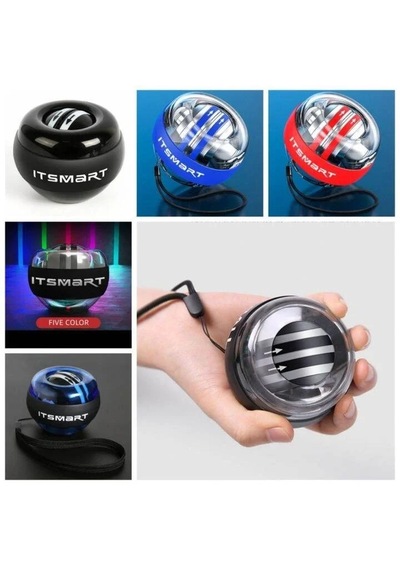 Gyro Ball El Bilek Egzersiztopu Otomatik Jiroskop Kol Kuvvet Spor Ekipmanı 5477