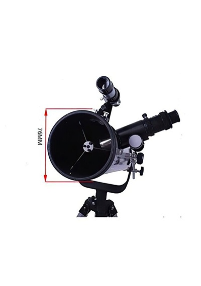 76/700 Profesyonel Aynalı Uzay Teleskopu - Beyaz Hd Optik Set - Uzay Seyir Teleskop