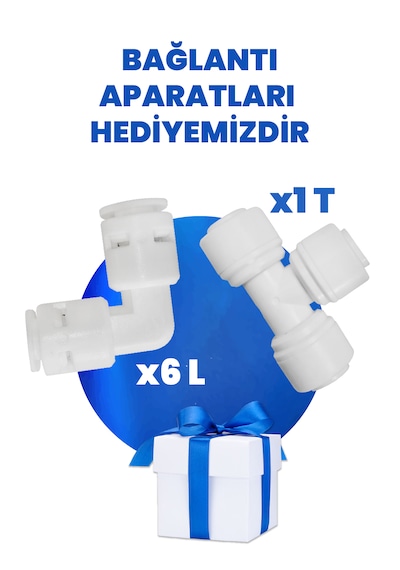 H-max Kapalı Kasa Su Arıtma Cihazı 4lü Filtre Seti 021