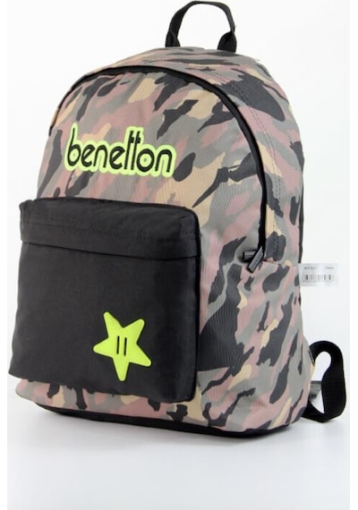 United Colors of Benetton Okul Sırt Çantası 76064 Kamuflaj