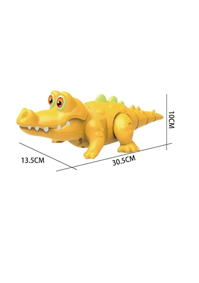 38 Cm Sesli Işıklı Hareketli Sevimli Timsah 5831