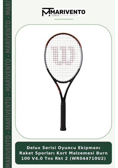 Delux Serisi Oyuncu Ekipmanı Raket Sporları Kort Malzemesi Burn 100 V4.0 Tns Rkt 2 Wr044710u2