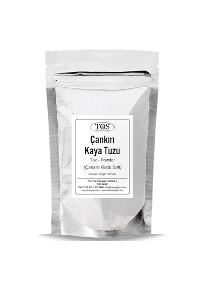 Tos The Organic Spices Çankırı Kaya Tuzu Toz 5 KG Çankırı Rock Salt Powder
