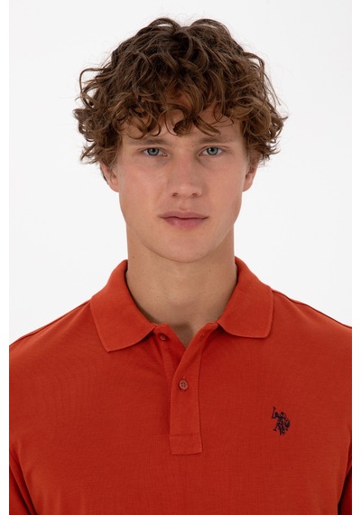 U.s. Polo Assn. Erkek Kiremit Sweatshirt 50307688-vr031 Kiremit