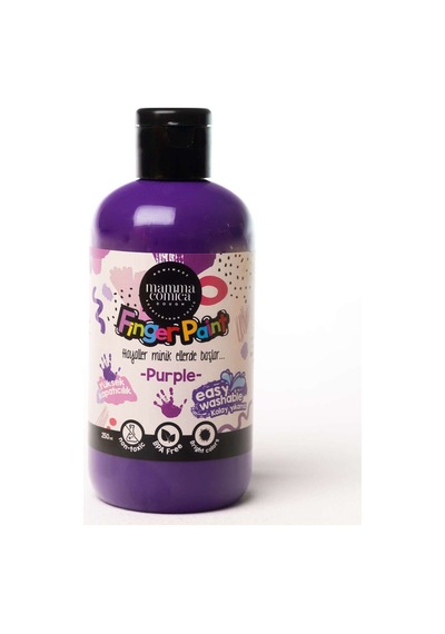 Mammacomica Dough Yıkanabilir Parmak Boyası - Purple 250ml