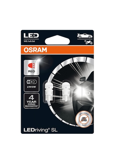 Osram T10 Ledriving Sl 12v W5w Kırmızı Işık Takım -2 Adet Sku: Smg8690010242761 Açık Kahverengi