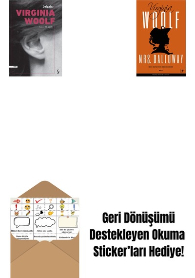 Dalgalar + Mrs.dalloway + Okuma Sticker'ları