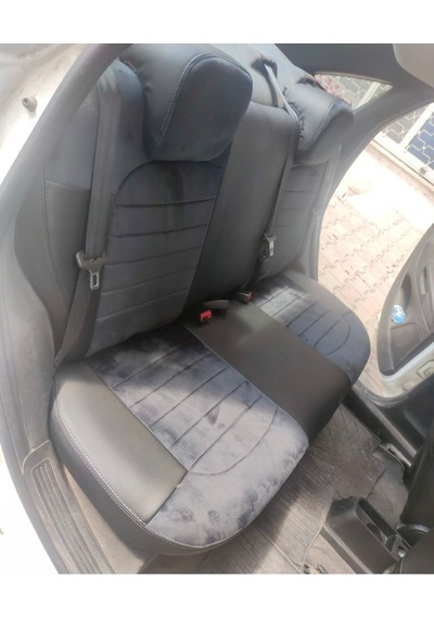 Fiat Linea Arka Sırt Arka Oturma Tek Parça Model Antrasit Bayb Face Siyah Deri Karışımı Gri Ip