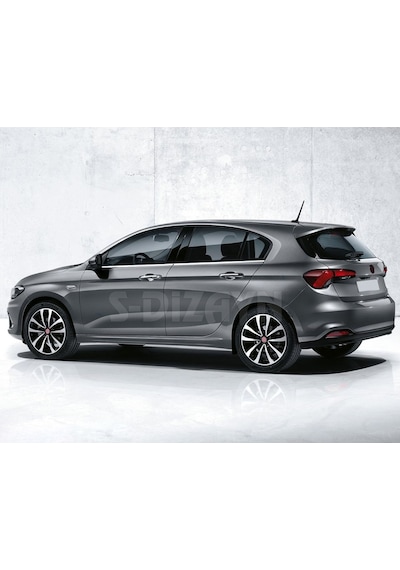 S-dizayn Fiat Egea Hb Krom Cam Çıtası 4 Prç. 2015-2020