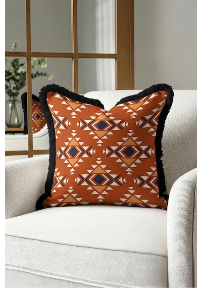 Etnik Geometrik Desenli Saçaklı Yastık Kılıfı - Aztek Motifli Lacivert Siyah Püsküllü Kırlent Kılıfı Serin Lagün Opal Etnik Geometrik Desenli Saçaklı Yastık Kılıfı - Aztek Motifli Lacivert Siyah Püsküllü Kırlent Kılıfı Serin Lagün Opal