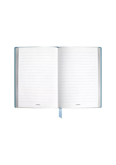 Montblanc Saffiano Deri Açık Mavi Orta Boy Defter 134759
